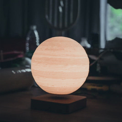 Floating magnetic night light lunar