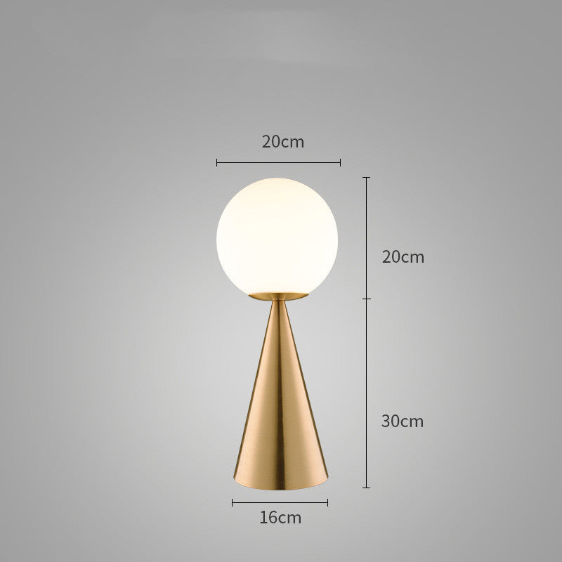 Scandinavian Contemporary Vertical Bedside Nightstand Light